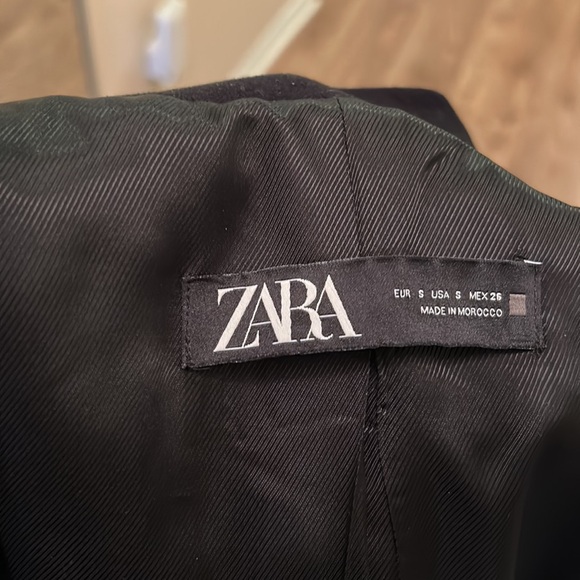 Zara velour coat size S - Picture 5 of 5
